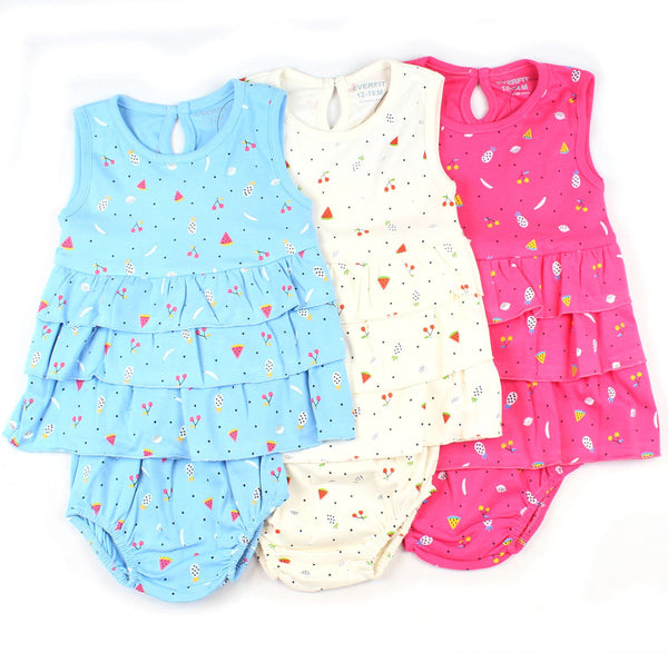 Traje con panty de bebe Niña 13634Z