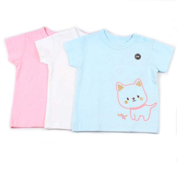 Camiseta de Bebe Niña con Mangas 16360F