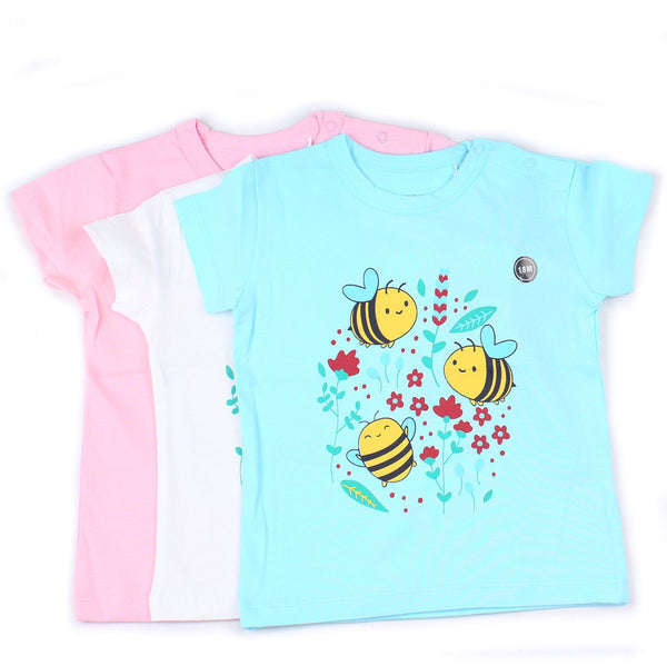 Camiseta de Bebe Niña con Mangas 16360I
