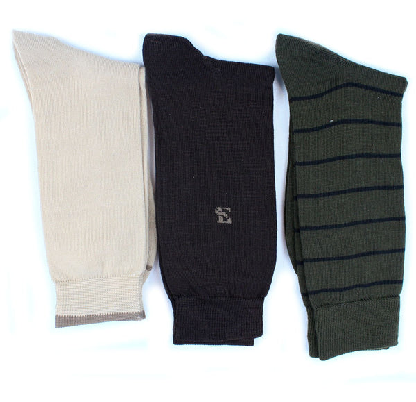 Calcetín de hombre  3 pares de Vestir   220021